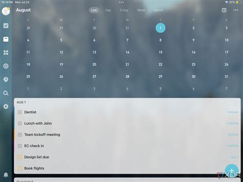 TickTick Calendar View