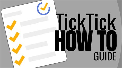 TickTick Filter Events