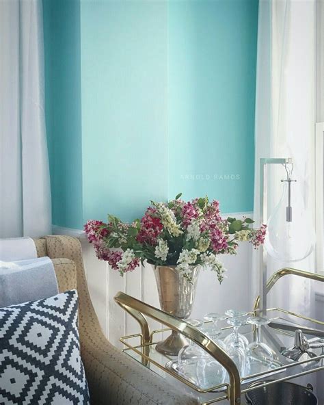 Tiffany Blue Accent Wall