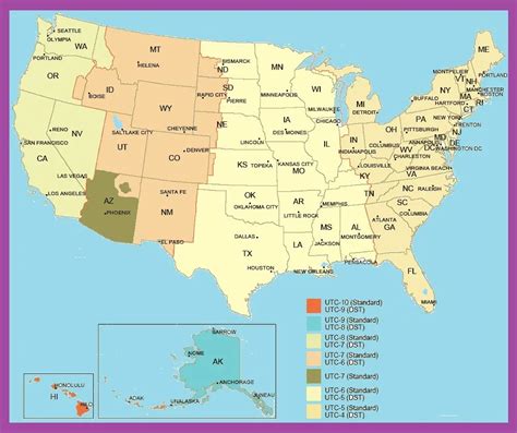 Time Zone Map