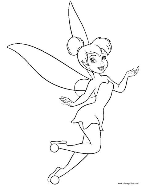 Tinkerbell coloring pages fairy