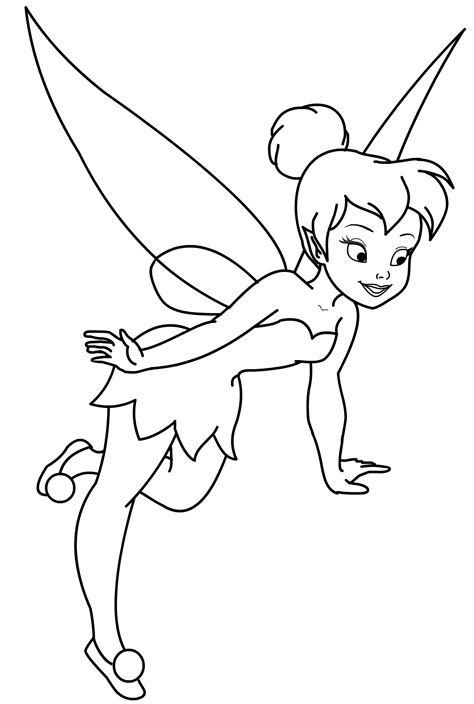 Tinkerbell coloring pages pdf