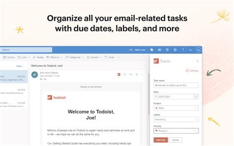 Description of Todoist Email Integration