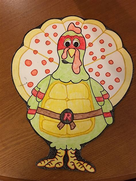 Tom the Turkey as a Thanksgiving centerpiece