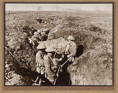 A photo of tourists visiting the trench