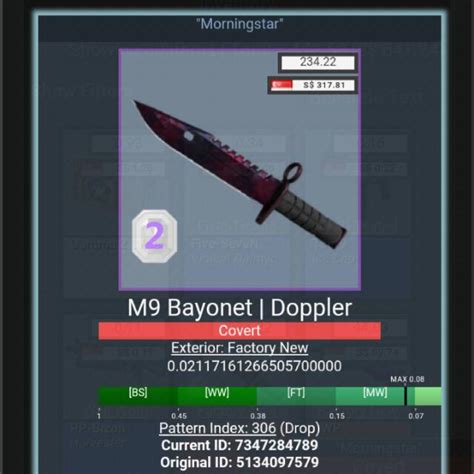 Trading M9 Bayonet