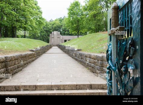 A photo of the trench with a symbolic atmosphere