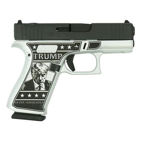 Donald Trump holding a Glock pistol