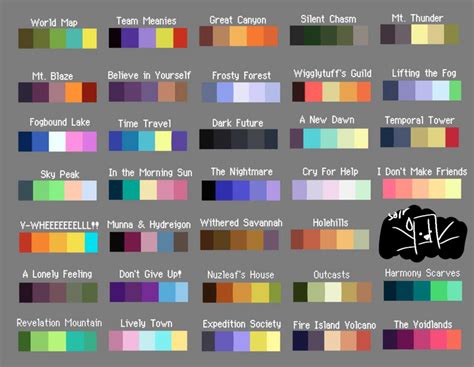 Tumblr Color Palette Inspiration