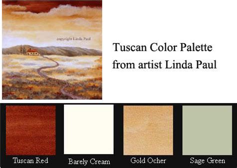 Classic Tuscan Color Palette