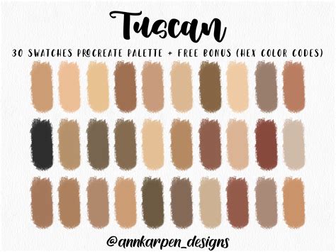 Elements of a Tuscan Color Palette