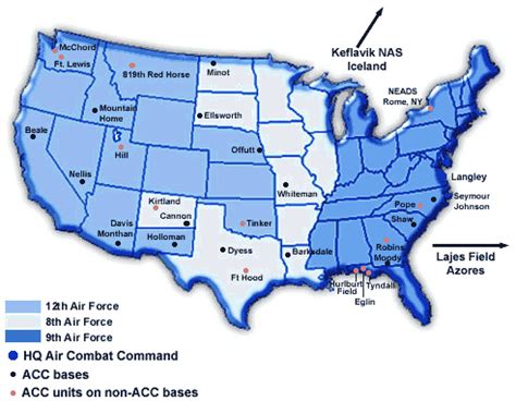 Twelfth Air Force Locations