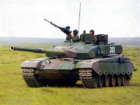 Type 99G Tank in a Training Area