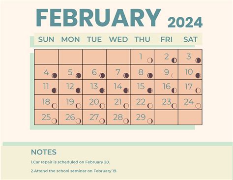 Types of February Calendars Image