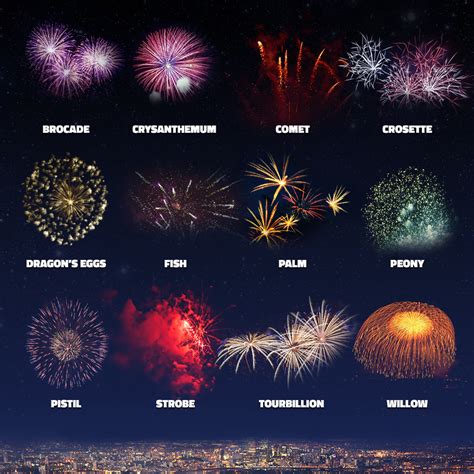 Different Types of Fireworks