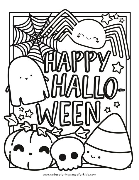 Types of Halloween Coloring Pages