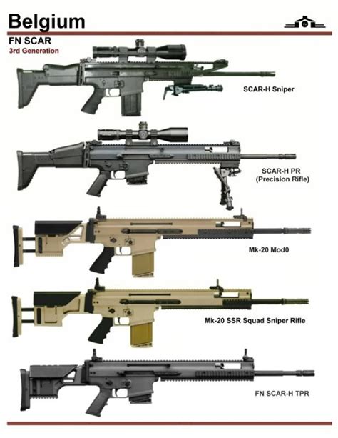 Types of Scar Rifles