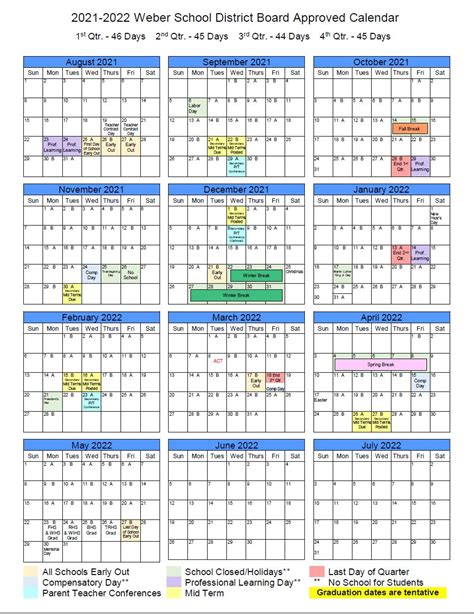 UCO Academic Calendar Image 1