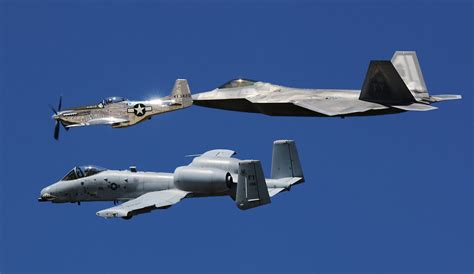 US Air Force Heritage Flight Demonstration