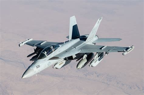 US Navy EA-18G Growler Advanced Electronic Warfare Aircraft