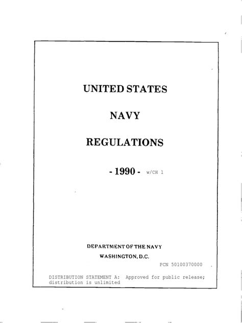 US Navy Regulations