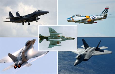 US military fighter planes