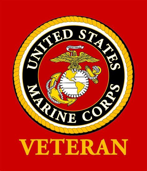 USMC Veteran Bumper Sticker