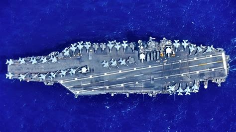 USS Abraham Lincoln Aircraft Carrier with Aircraft