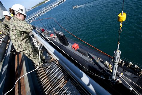 USS Emory S. Land Supports Submarines