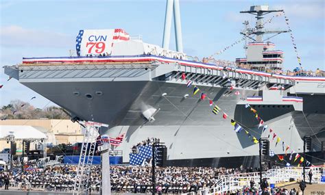 USS John F. Kennedy CVN 79 Christening