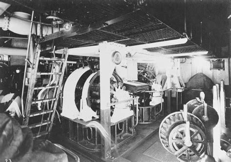 USS New Mexico Engine Room