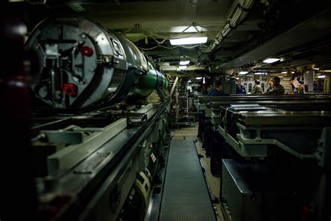 USS New Mexico Torpedo Room