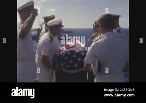 USS Oriskany memorial in 1966