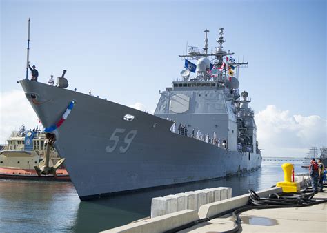 USS Princeton (CG-59) in dry dock