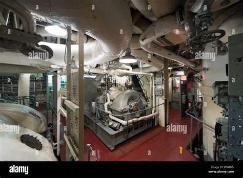 USS Yorktown's engine room