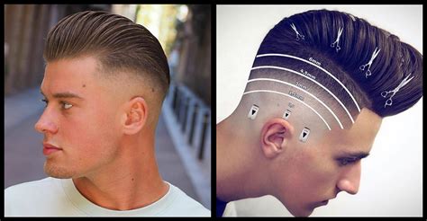 Undercut with Pompadour style