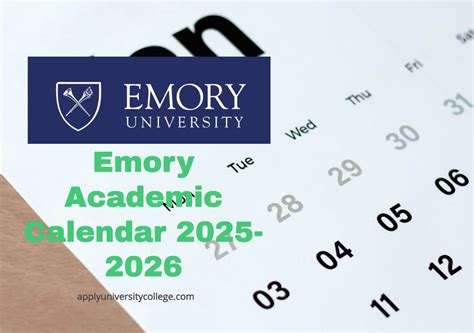 Understanding Emory University Calendar