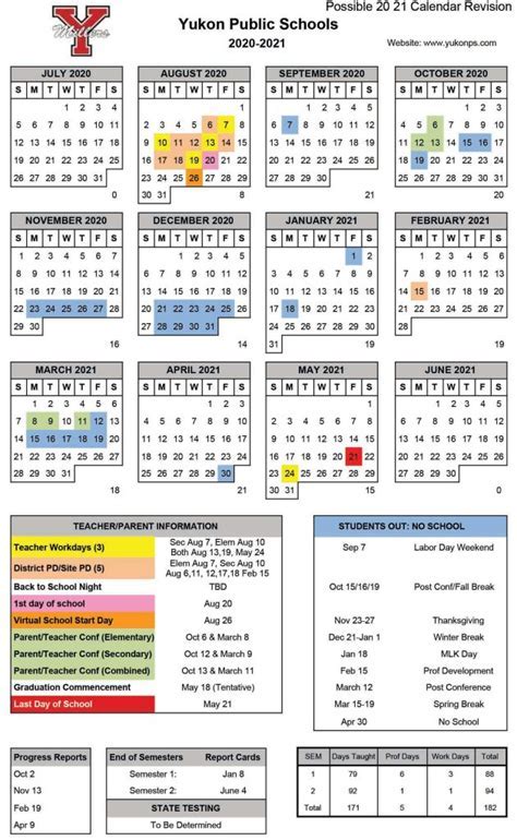 Understanding JCCC Calendar Interface