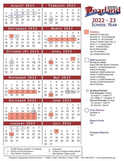 Understanding Pearland Isd Calendar