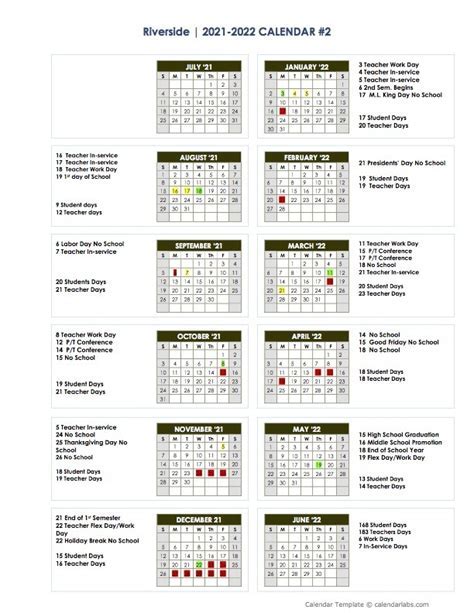 Understanding Vista USD Calendar