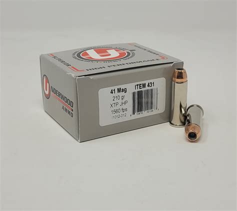 Underwood Ammo 41 Mag 200gr JHP