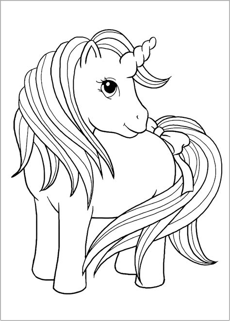 Unicorn Coloring Pages Image 1