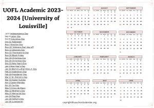 University Of Louisville Academic Calendar Conclusion