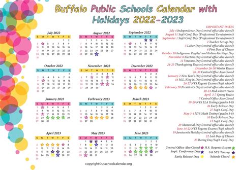 University at Buffalo Academic Calendar Important Dates