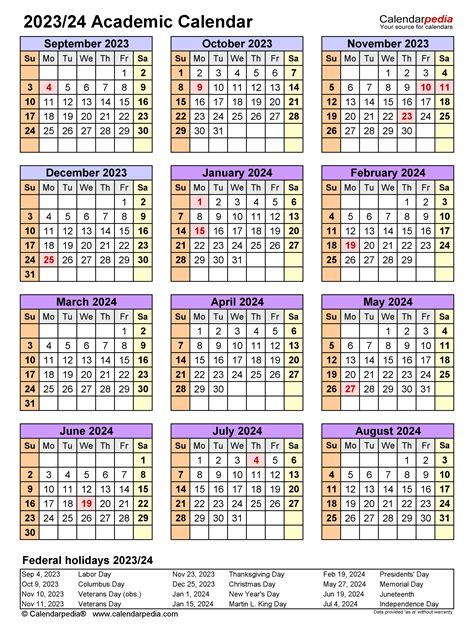 Using Academic Calendar Effectively