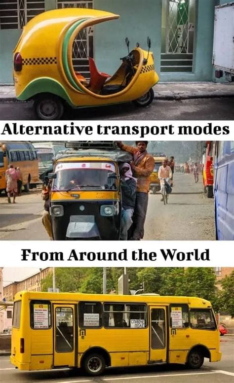 Using Alternative Modes of Transportation