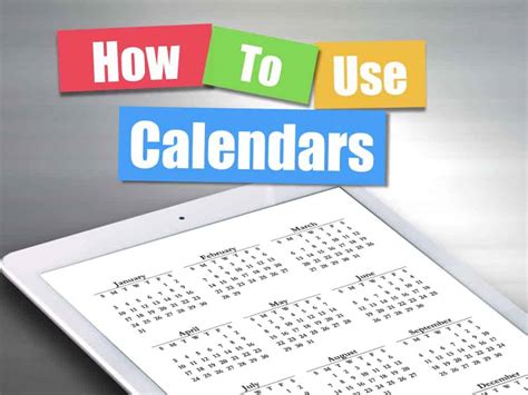 Using calendar features