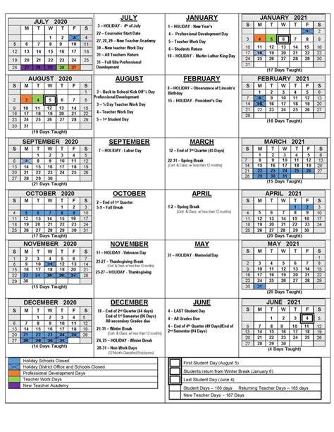 Using the Morgan State Calendar for Time Management