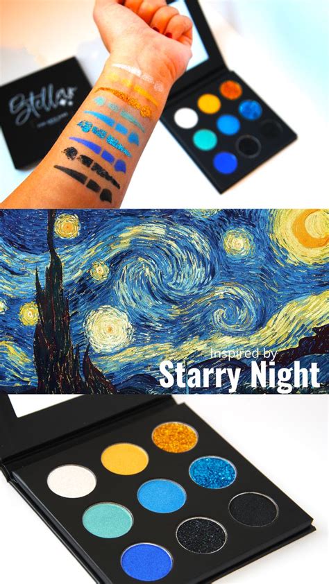 Van Gogh Eyeshadow Palette Look 3