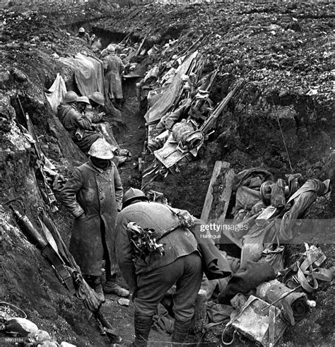 A photo of the trenches in Verdun